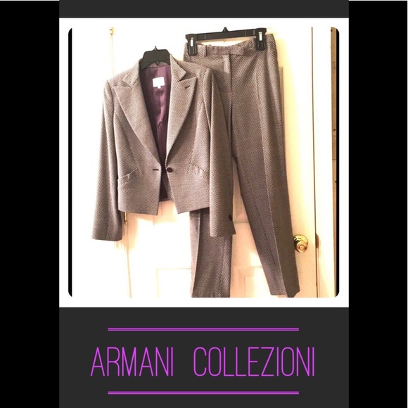 armani collezioni women's suit